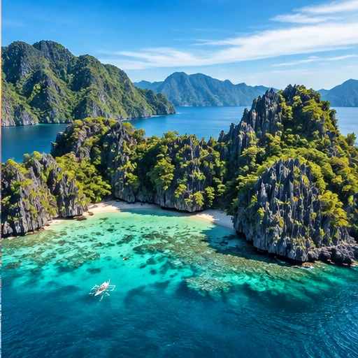 Philippines landmark illustration