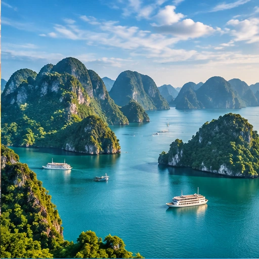 Vietnam landmark illustration